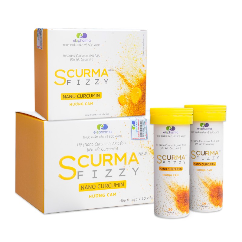 Viên Sủi SCURMA FIZZY – Hỗ Trợ Điều Trị Viêm Loét Dạ Dày Tá Tràng