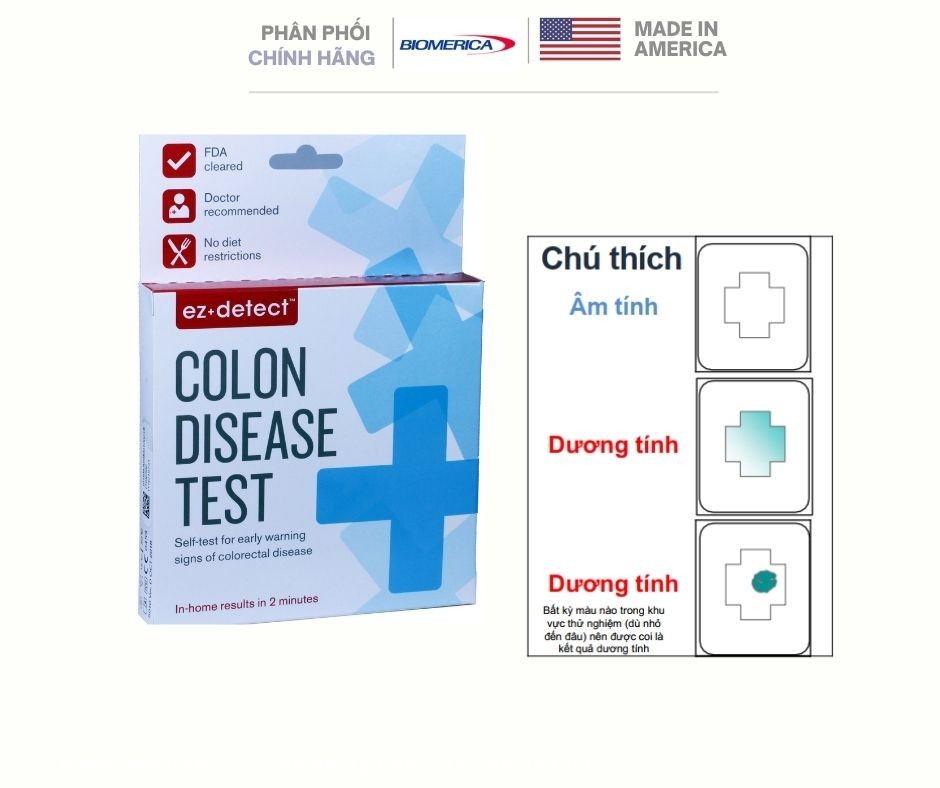 Hộp Kit Test EZ DETECT – Phát Hiện Sớm Ung Thư Đại Trực Tràng