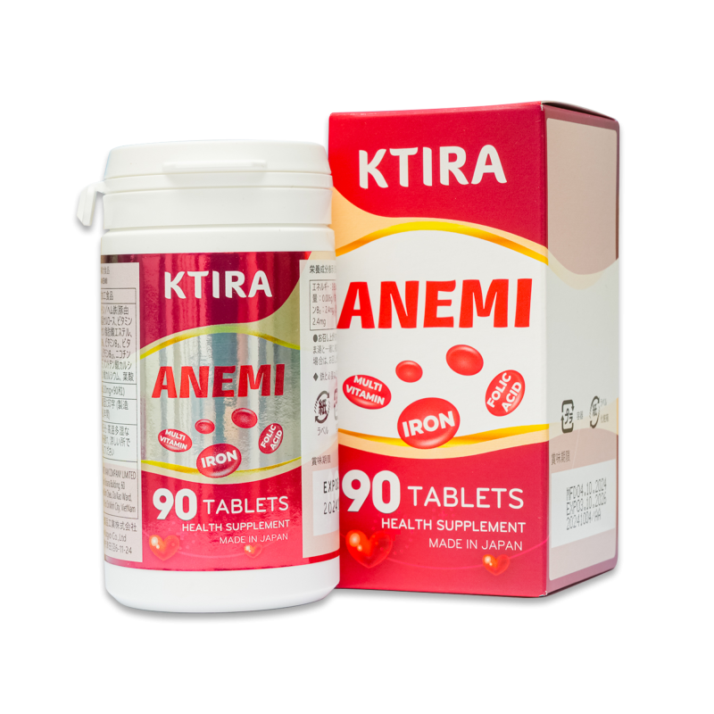 Viên Uống KTIRA ANEMI – Thực Phẩm Bảo Vệ Sức Khỏe